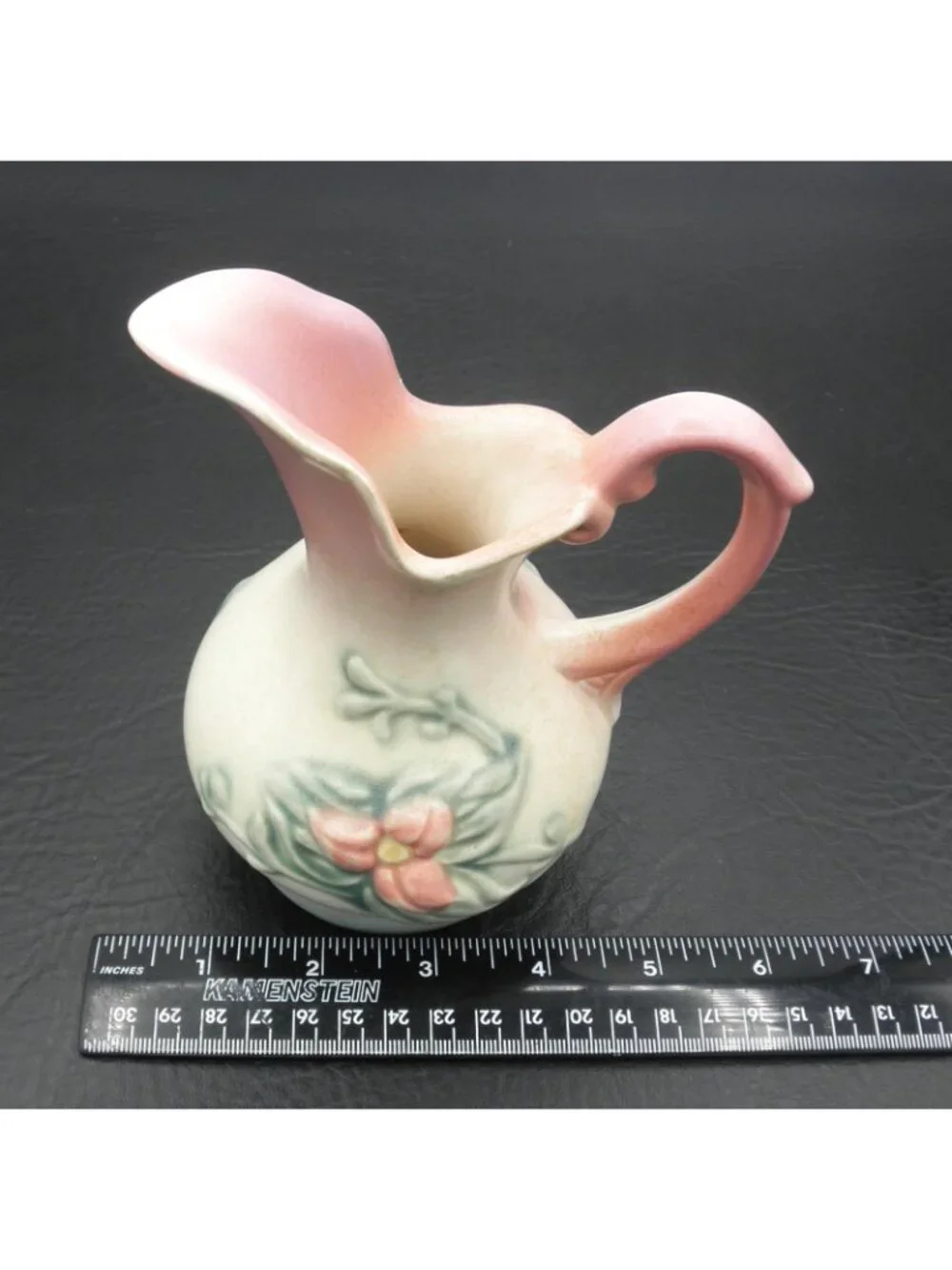 VTG Hull Art Pottery USA Ewer Pitcher Wildflower Series W-2-Miniature 5.5 Inches